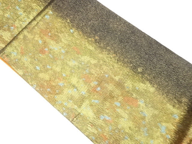 JAPANESE FUKURO OBI / WOVEN ABSTRACT STRIPE